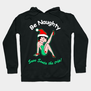 Be Naughty Betty Boop Christmas Hoodie